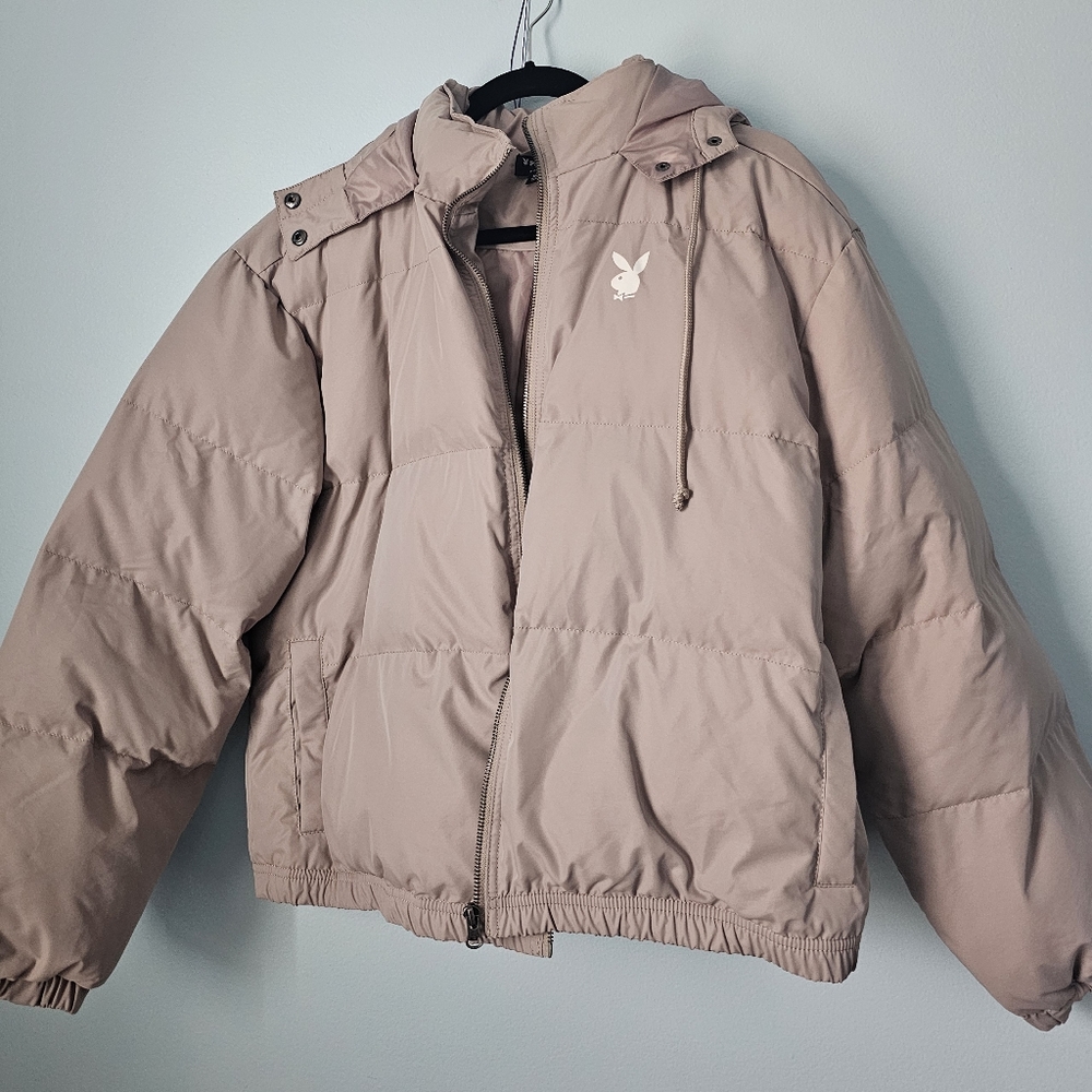 NWT Discontinued Playboy Puffer Jacket